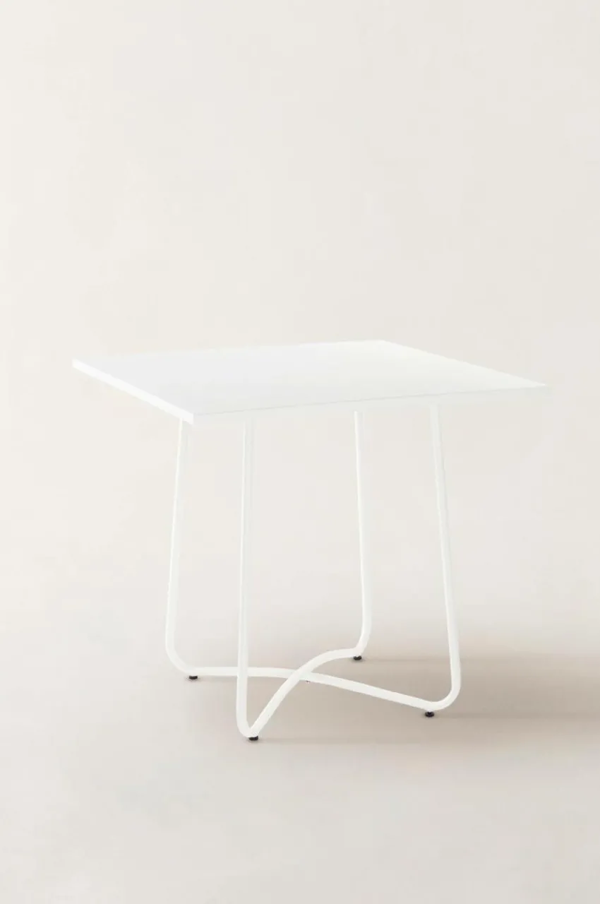 Utebord|Utemöbler|Jotex ANTIBES Bord 74x74 Cm Vit