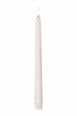 Ljus|Jotex Antikt Ljus Flamme Shine 2-p, Utomhus Vit