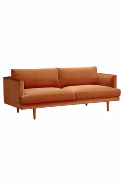 Soffor|Jotex ANTWERPEN Soffa 3-sits Rostorange