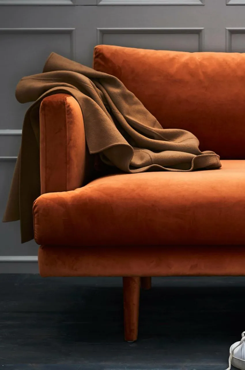 Soffor|Jotex ANTWERPEN Soffa 3-sits Rostorange
