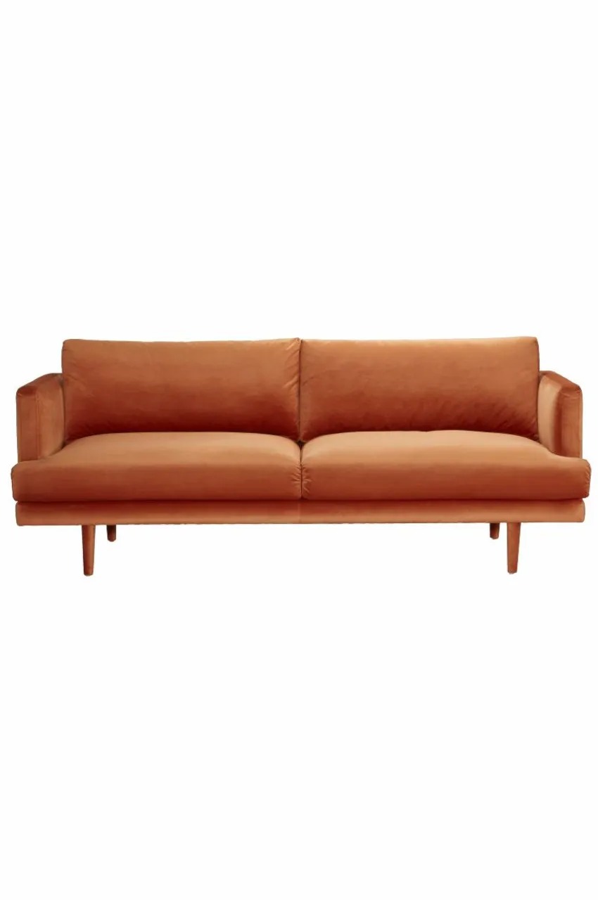 Soffor|Jotex ANTWERPEN Soffa 3-sits Rostorange