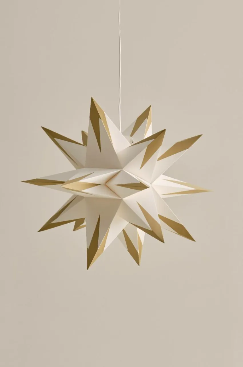Julbelysning|Jotex APEX Julstjärna ø 60 Cm Vit/brun