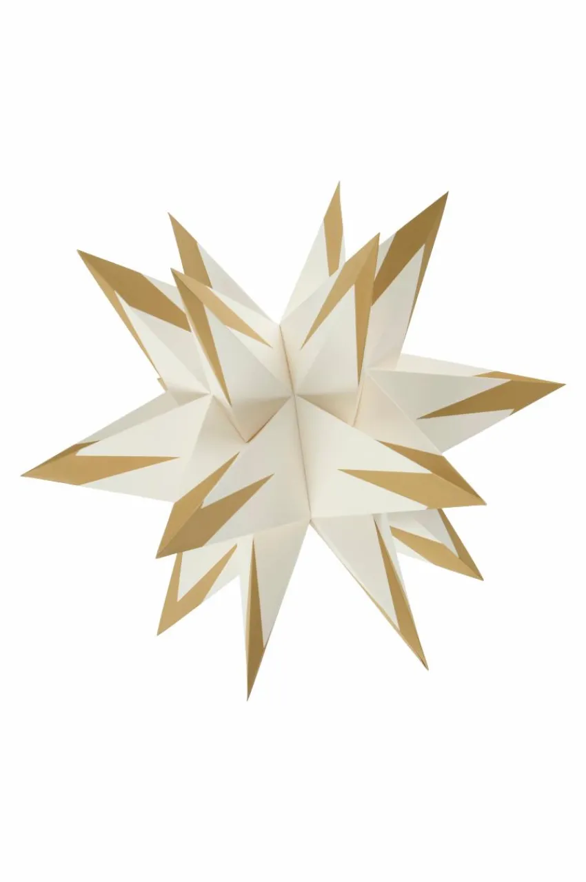 Julbelysning|Jotex APEX Julstjärna ø 60 Cm Vit/brun