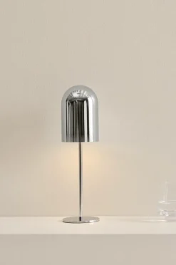 Bordslampor|Jotex ARA Bordslampa LED Portabel Krom