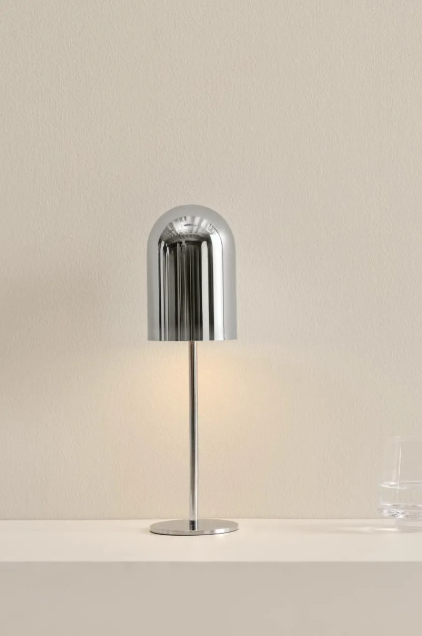 Bordslampor|Jotex ARA Bordslampa LED Portabel Krom