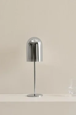 Bordslampor|Jotex ARA Bordslampa LED Portabel Krom