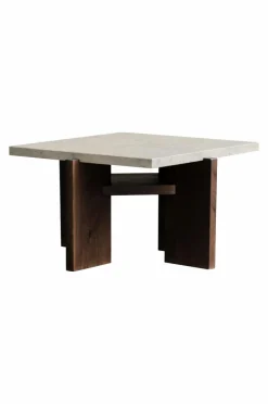 Utebord|Utemöbler|Jotex ASPVIK 04 Soffbord 60x60 Cm Mörkbrun