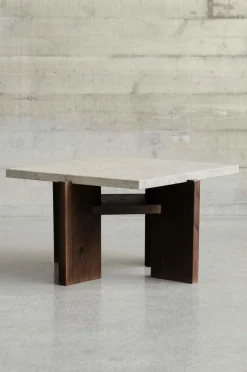 Utebord|Utemöbler|Jotex ASPVIK 04 Soffbord 60x60 Cm Mörkbrun