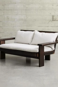 Utesoffor & Utebänkar|Utemöbler|Jotex ASPVIK 03 Utesoffa 2-sits Mörkbrun
