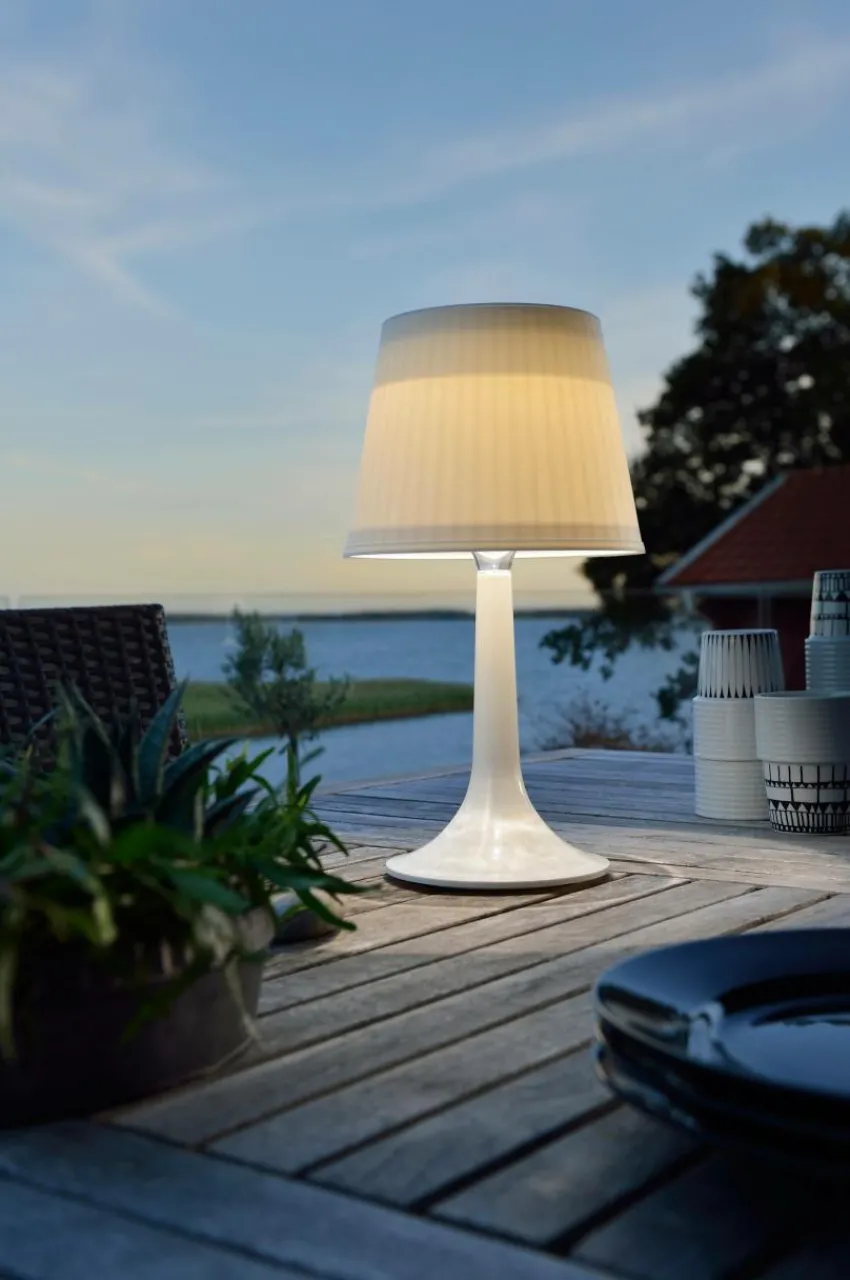 Utebelysning|Utebelysning|Jotex ASSISI Bordslampa Utomhus Vit