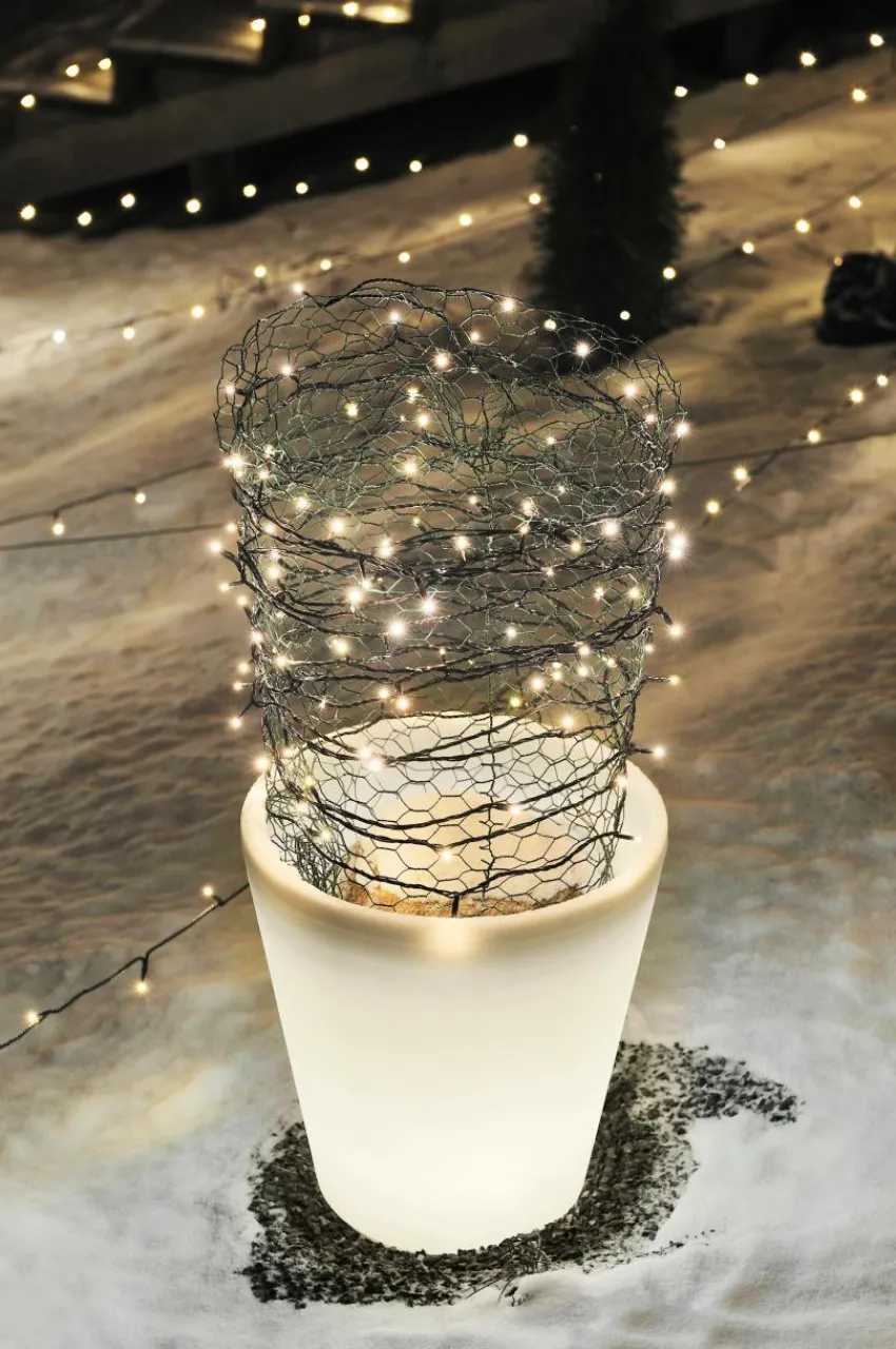Utebelysning|Utebelysning|Jotex ASSISI LED Kruka Utomhus Vit