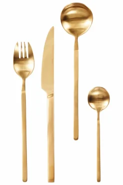 Bestick|Jotex ASTERA Bestickset 16 Delar Matt guld