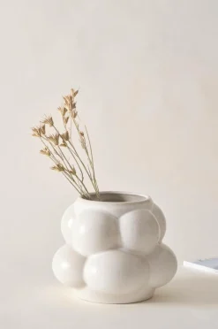 Vaser|Krukor|Jotex ASTI Vas/kruka - Höjd 25 Cm Naturvit