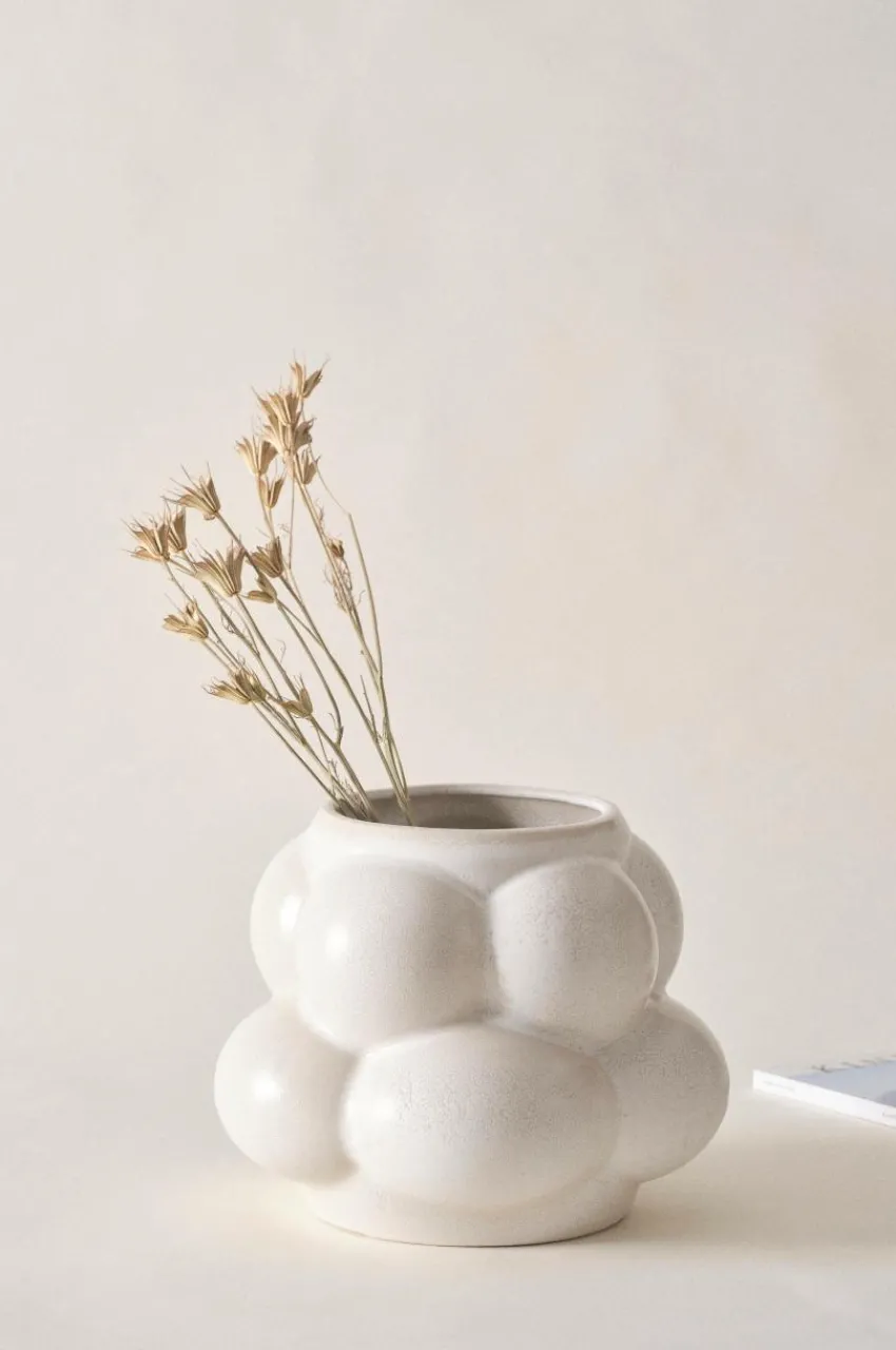 Vaser|Krukor|Jotex ASTI Vas/kruka - Höjd 25 Cm Naturvit