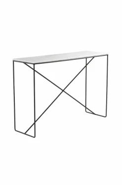 Bord|Jotex ATHENA Sidobord 35x110 Cm Marmor/svart