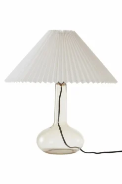 Bordslampor|Jotex AUDREY Bordslampa Vit/rökfärgad