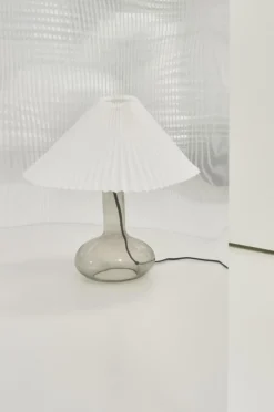 Bordslampor|Jotex AUDREY Bordslampa Vit/rökfärgad