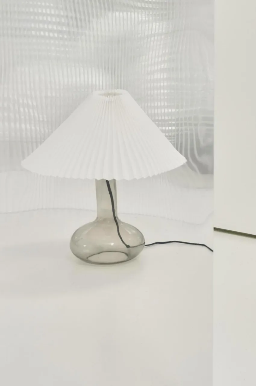 Bordslampor|Jotex AUDREY Bordslampa Vit/rökfärgad