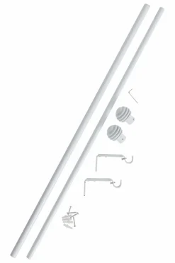 Gardinstänger|Jotex AURA Gardinstång 90-160 Cm Vit
