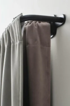 Gardinstänger|Jotex AURI Gardinstång Dubbel 110-186 Cm Matt svart