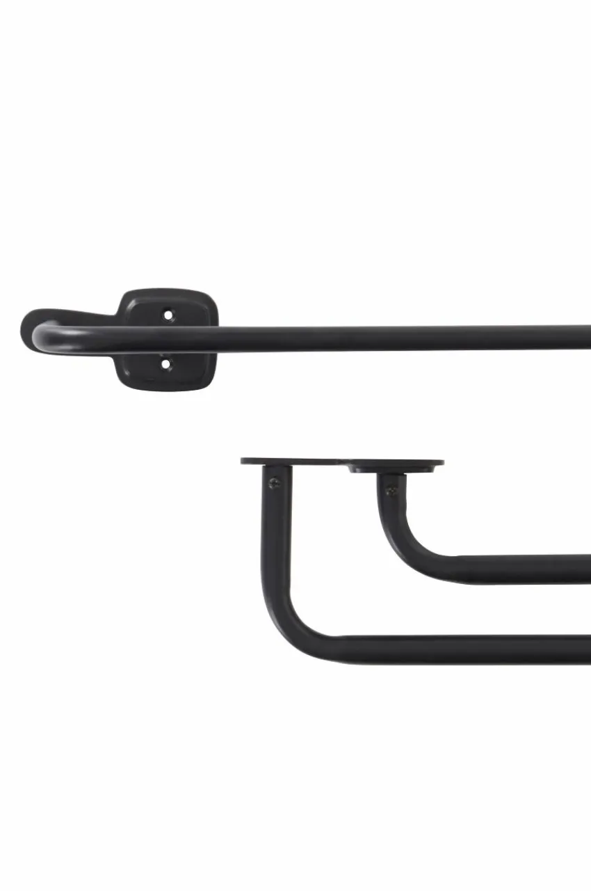 Gardinstänger|Jotex AURI Gardinstång Dubbel 110-186 Cm Matt svart