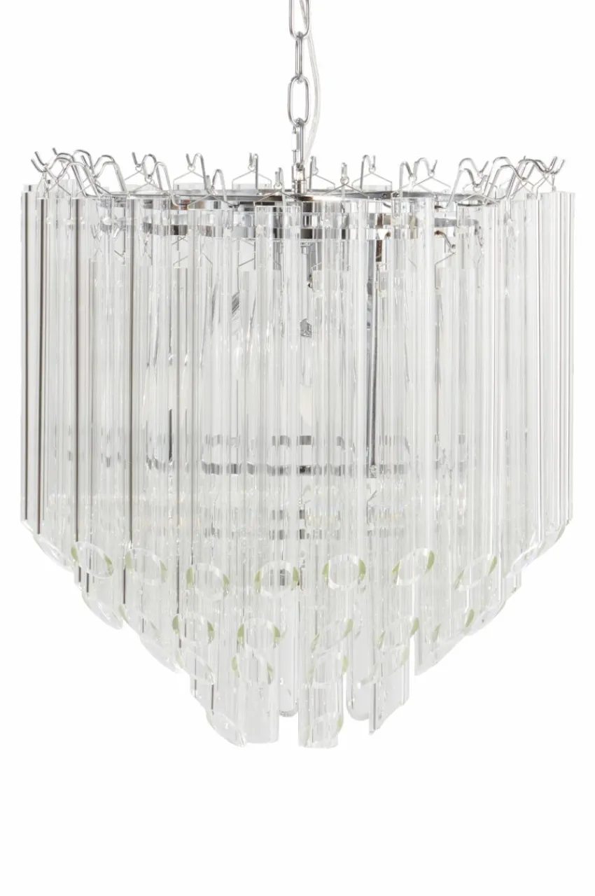Kristallkronor & Takkronor|Jotex AURO Takkrona Glas/krom