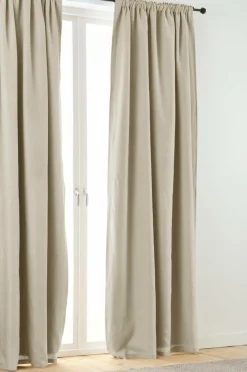 Linnegardiner|Multifunktionsgardiner|Jotex AURORA Mörkläggningsgardin - 1 Längd Linnebeige