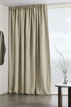 Linnegardiner|Multifunktionsgardiner|Jotex AURORA Mörkläggningsgardin 1 Längd - Extra Bred Linnebeige
