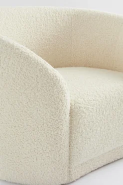 Fåtöljer|Jotex AUSTIN TEDDY Fåtölj Naturvit