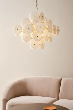 Taklampor|Kristallkronor & Takkronor|Jotex AVARO Taklampa Alabastervit
