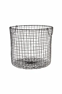 Hallmöbler|Förvaring|Jotex AXÅN Trådkorg - ø 40,5 Cm Mattsvart