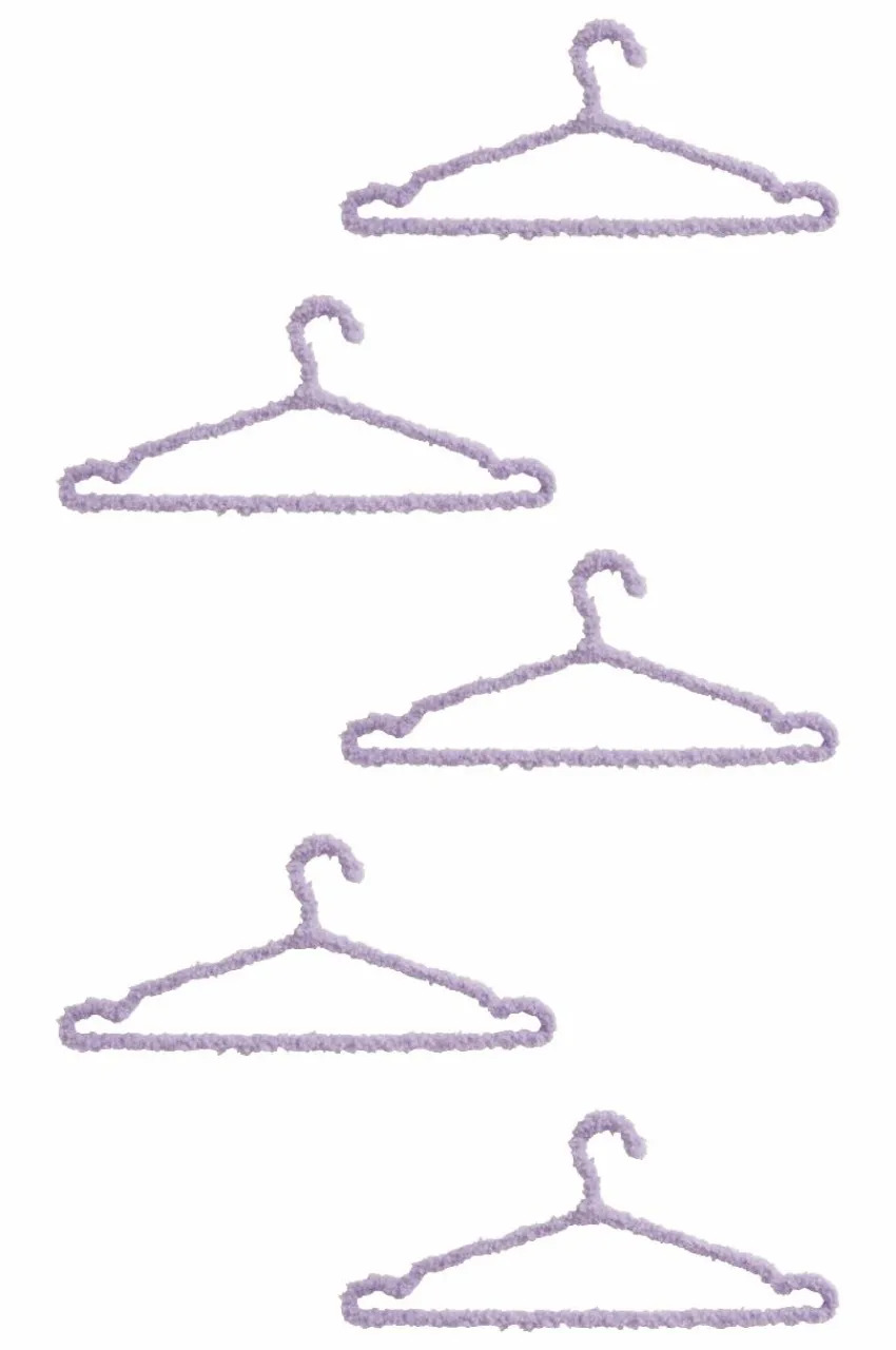 Hallmöbler|Förvaring|Jotex BABINE Galge 5-pack Lila