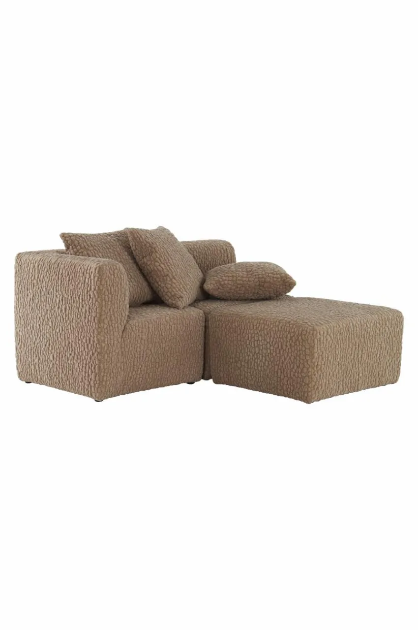 Barnmöbler|Barnmöbler Deal|Jotex BALTIMORE MINI Soffmodul Sittpuff 50x50 Cm Beige