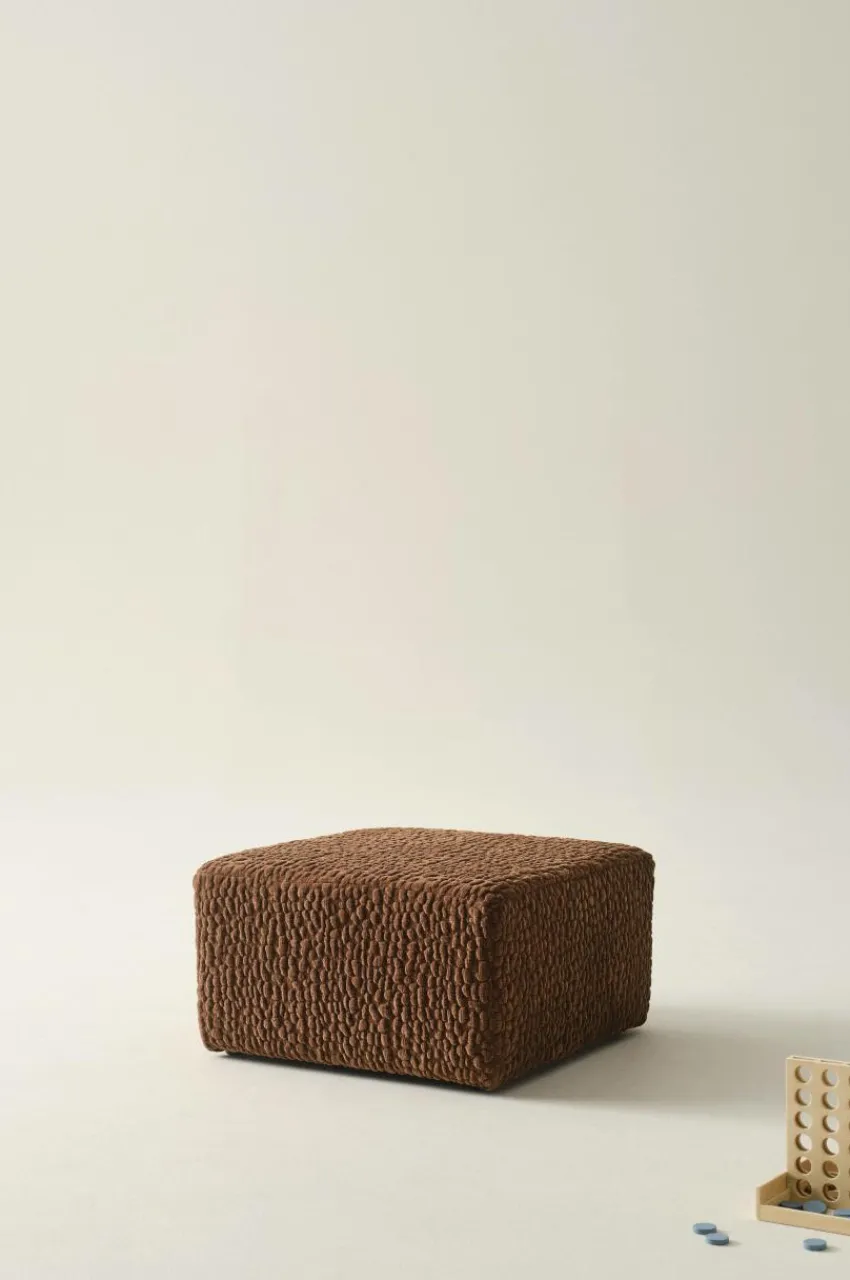 Barnmöbler|Barnmöbler Deal|Jotex BALTIMORE MINI Soffmodul Sittpuff 50x50 Cm Brun