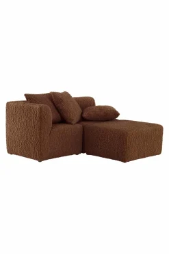 Barnmöbler|Barnmöbler Deal|Jotex BALTIMORE MINI Soffmodul Sittpuff 50x50 Cm Brun