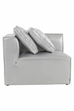 Soffor|Jotex BALTIMORE Soffmodul - Hörn + 2 Kuddar Silver