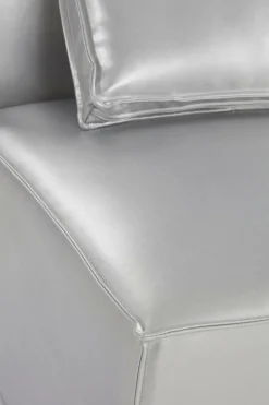 Soffor|Jotex BALTIMORE Soffmodul - Liten Med Rygg + 1 Kudde Silver