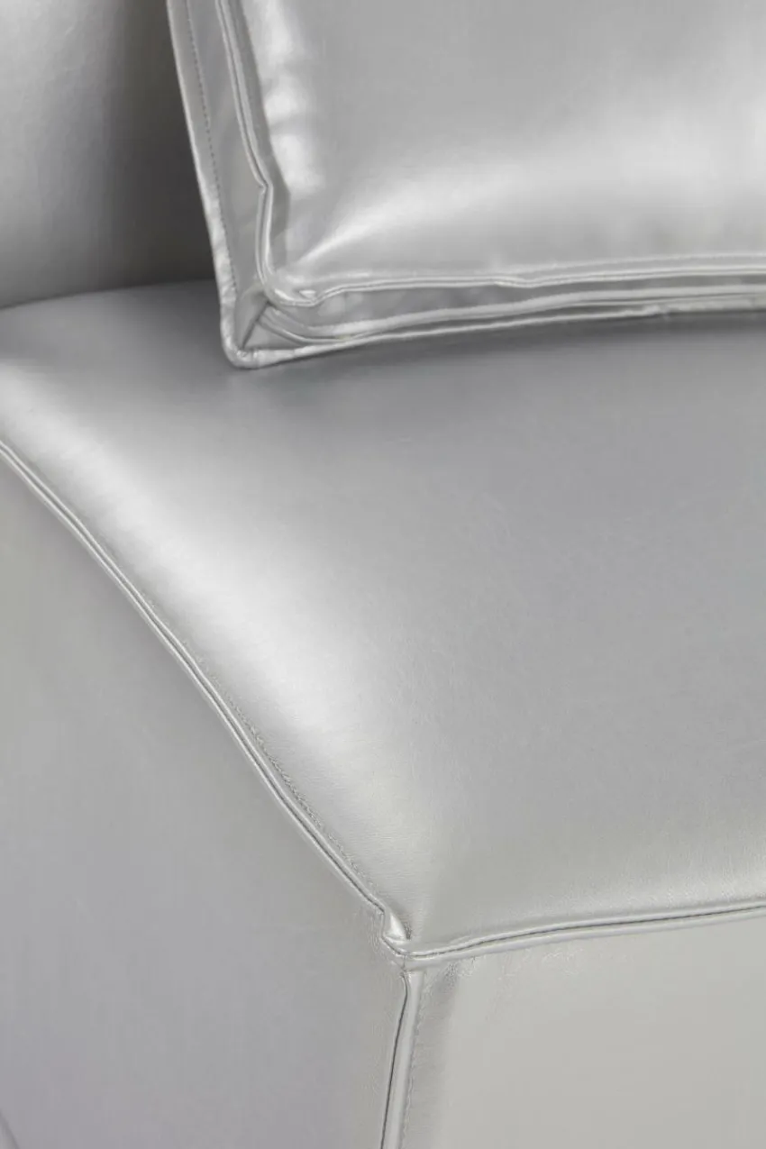 Soffor|Jotex BALTIMORE Soffmodul - Liten Med Rygg + 1 Kudde Silver