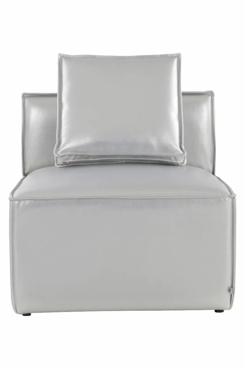 Soffor|Jotex BALTIMORE Soffmodul - Liten Med Rygg + 1 Kudde Silver