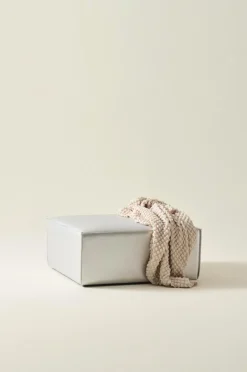 Soffor|Jotex BALTIMORE Soffmodul - Sittpuff 90x90 Cm Silver