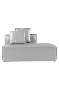 Soffor|Jotex BALTIMORE Soffmodul - Stor Med Rygg Vänster + 2 Kuddar Silver