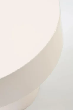 Bord|Jotex BARATTI Sidobord ø 35 Cm - Låg Blank vit