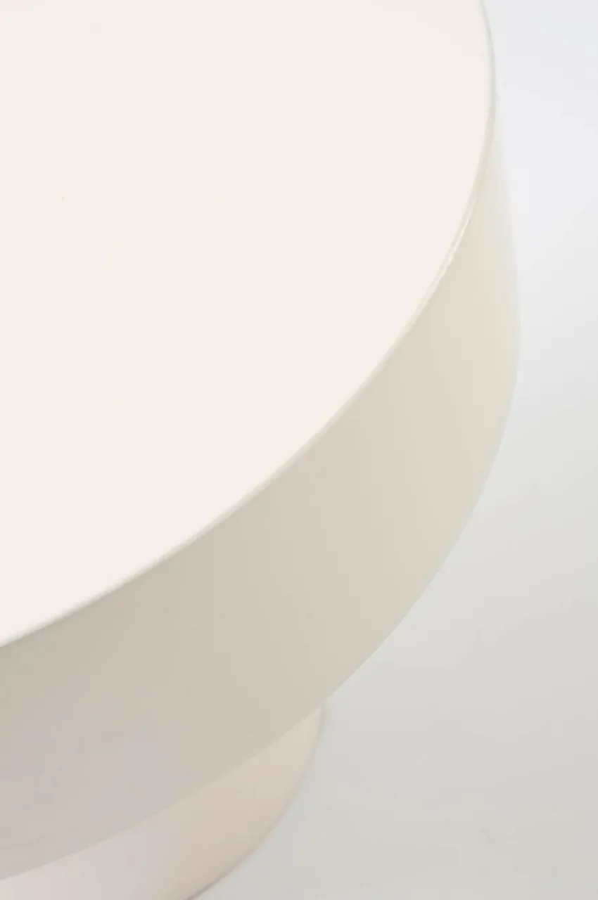 Bord|Jotex BARATTI Sidobord ø 35 Cm - Låg Blank vit