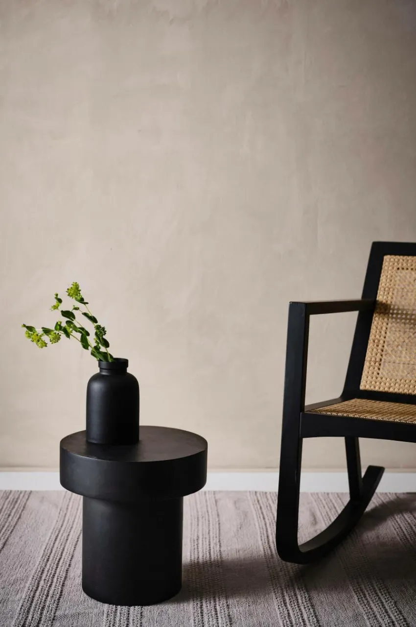 Bord|Jotex BARATTI Sidobord ø 35 Cm - Låg Matt svart