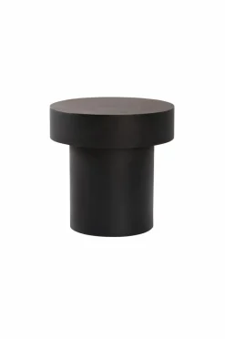 Bord|Jotex BARATTI Sidobord ø 35 Cm - Låg Matt svart