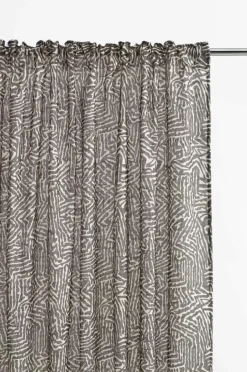 Multifunktionsgardiner|Jotex BARK Multifunktionsgardin 2-pack Svart