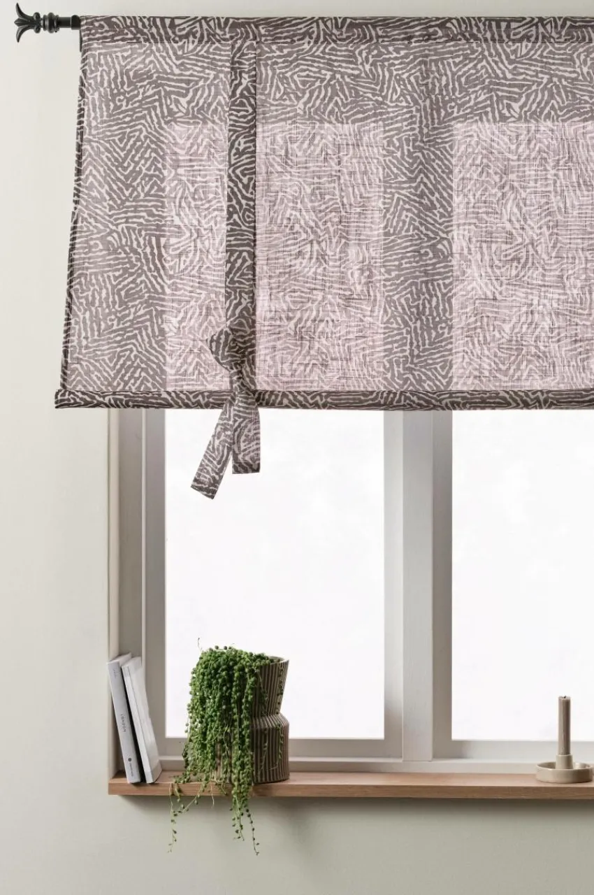 Hissgardiner|Jotex BARK Roll Up-gardin Svart