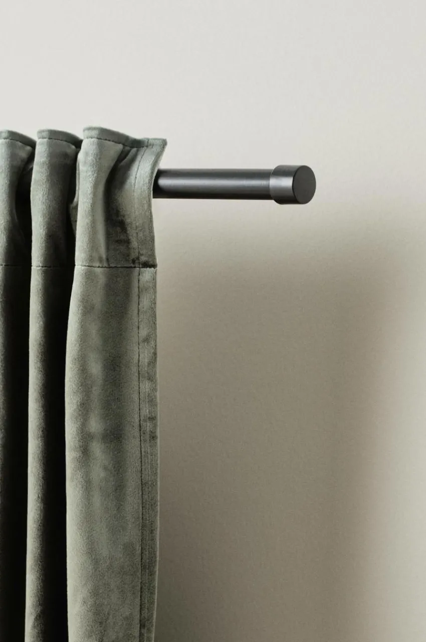 Gardinstänger|Jotex BASIC Gardinstång 134-180 Cm Svart