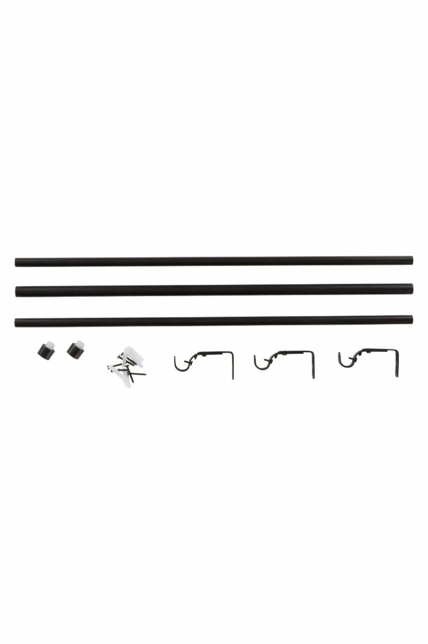 Gardinstänger|Jotex BASIC Gardinstång 134-180 Cm Svart