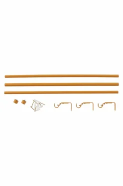 Gardinstänger|Jotex BASIC Gardinstång 134-180 Cm Senapsgul